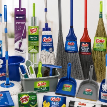 Mop, Brooms & Other essentials