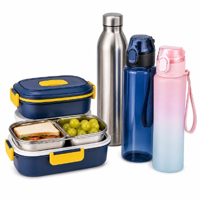 Lunch Box & Water Bottles 