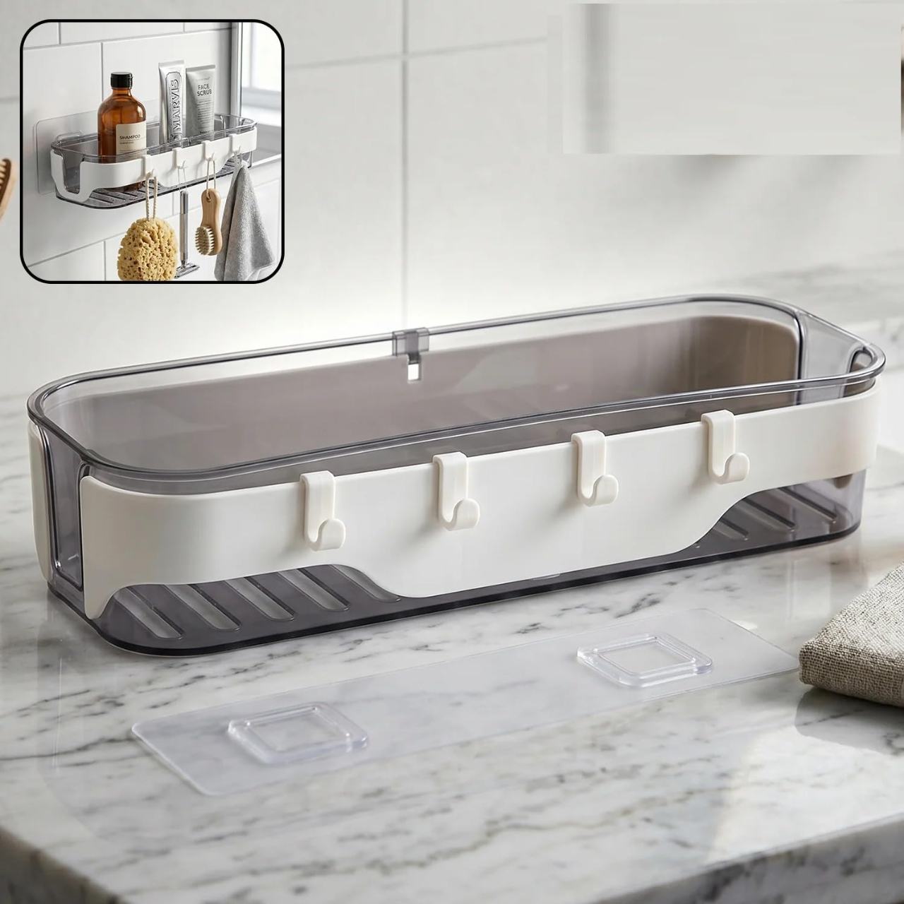 3-Layer Multipurpose Plastic Corner Storage Rack