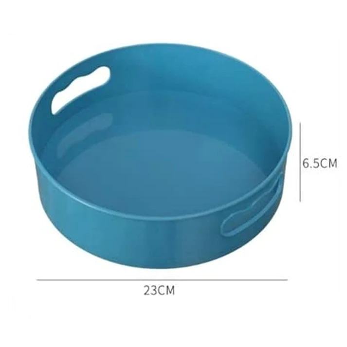 360° Rotating Kitchen Storage Organizer with Brown Box