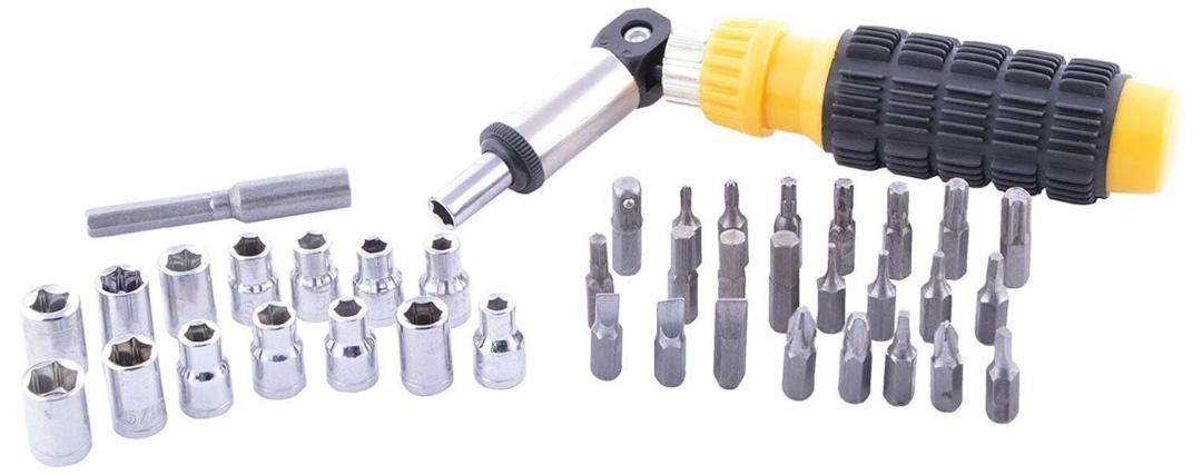 41-Piece Socket & Screwdriver Tool Kit with Case