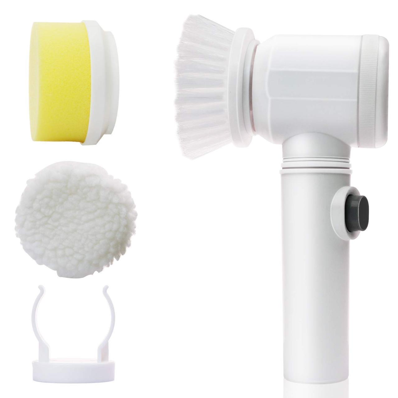 5 in 1 Electric Spin Cleaning Brush with Replaceable Heads