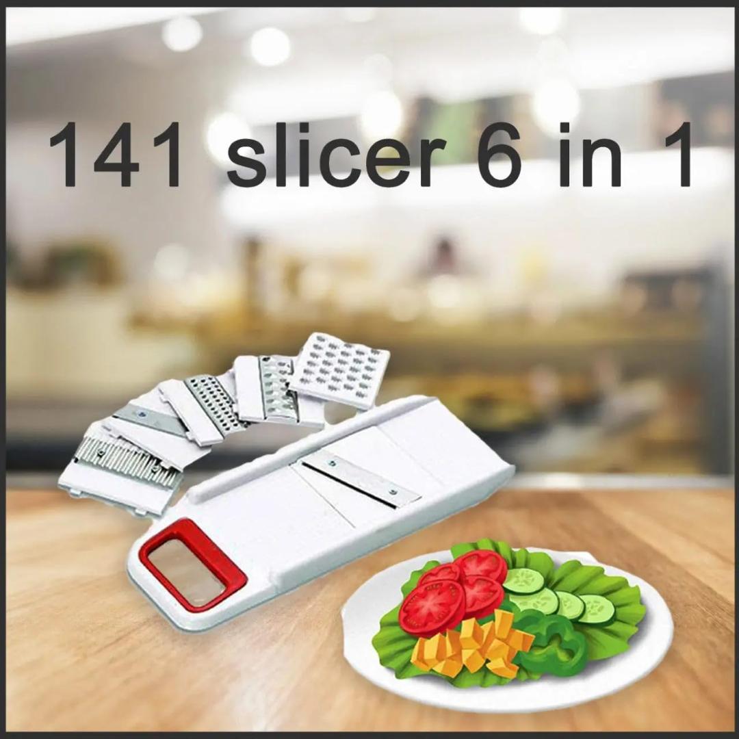 6-in-1 Multipurpose Slicers & Graters for Kitchen