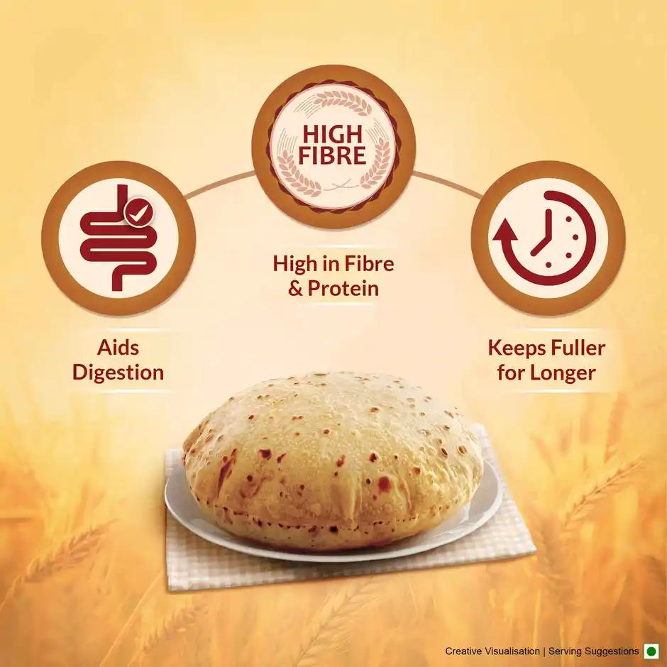 Aashirvaad High Fibre Atta with Multigrains - 10 kg