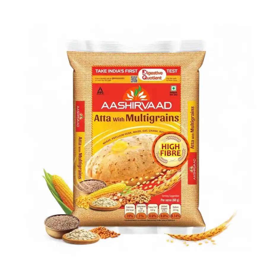 Aashirvaad High Fibre Atta with Multigrains - 10 kg