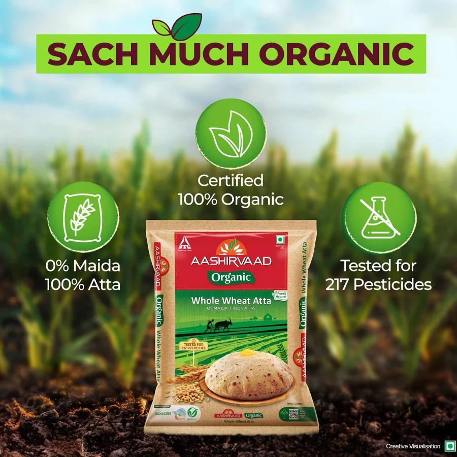 Aashirvaad Organic Atta, 1KG