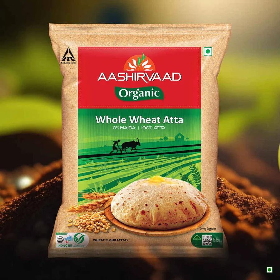 Aashirvaad Organic Atta, 5 kg