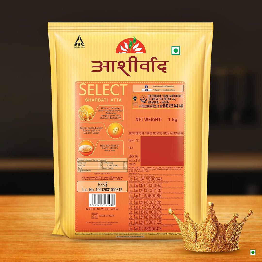 Aashirvaad Select 100% MP Sharbati Atta
