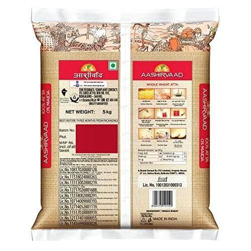Aashirvaad Shudh Chakki Atta (100% Atta, 0% Maida, 5 Kg)