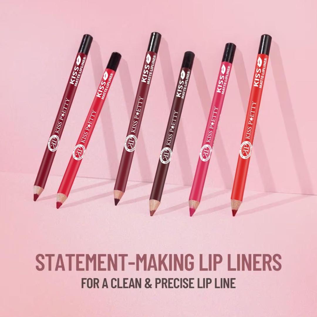 Adbeni Imported Kiss Matte Lip Liner Waterproof Smudge Proof & Long Lasting