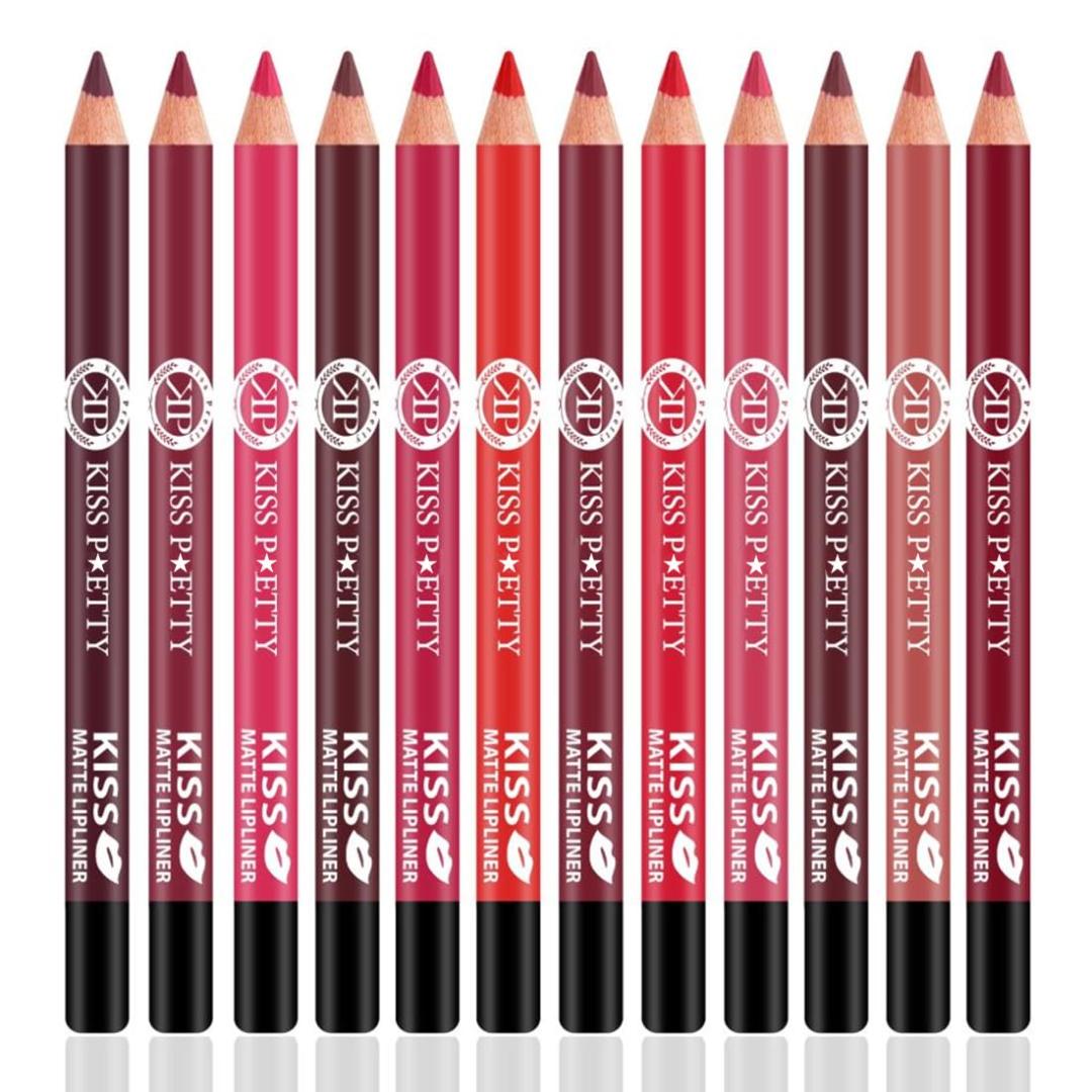 Adbeni Imported Kiss Matte Lip Liner Waterproof Smudge Proof & Long Lasting