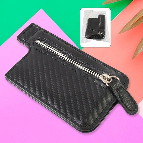 Adhesive Card Phone Holder with Zipper Pocket – Multi-Color Wallet