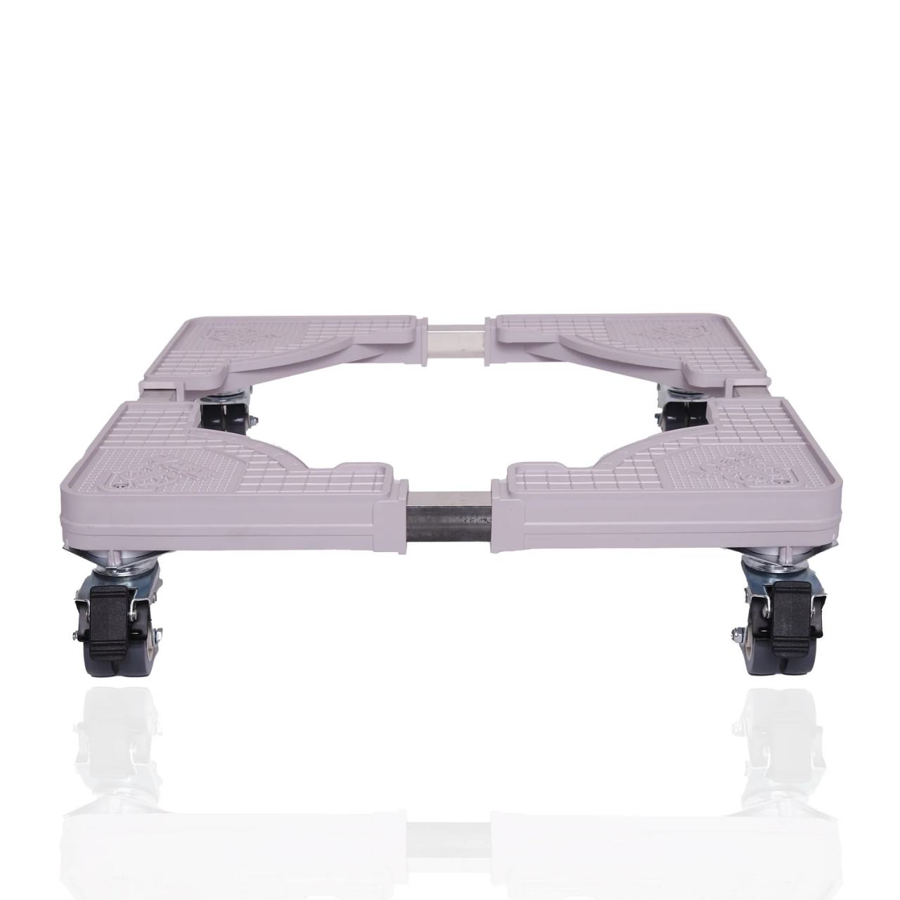 Adjustable Washing Machine Stand with Wheels | Movable Appliance Base
