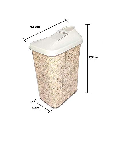 Airtight Cereal Dispenser Container with Sliding Lid - 1.5L Storage Box