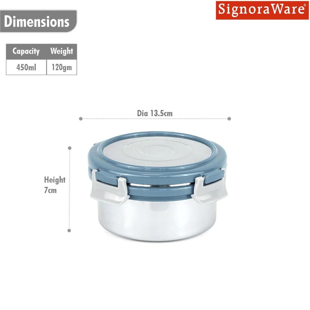 Apex Airtight Round Food Storage Container 500 ml - Leakproof