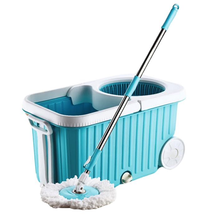 Apex Magic 360° Spin Mop with Stainless Steel Spinner & Bucket