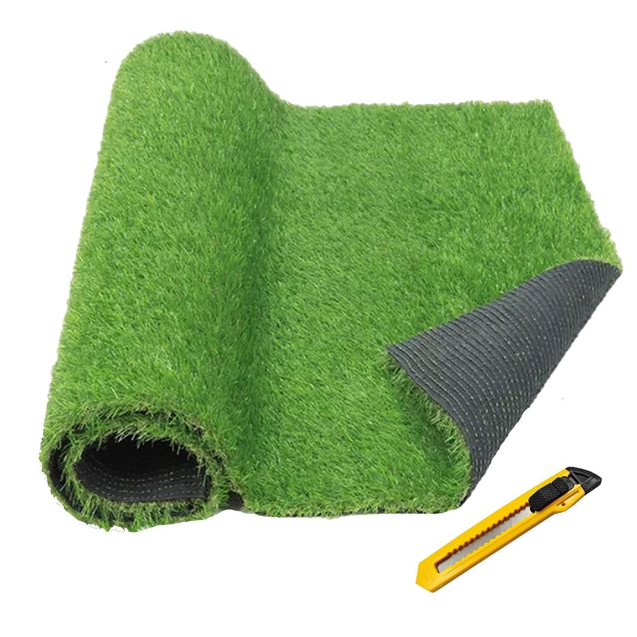 Artificial Grass Mat for Balcony & Doormat, 58x38cm Durable Turf