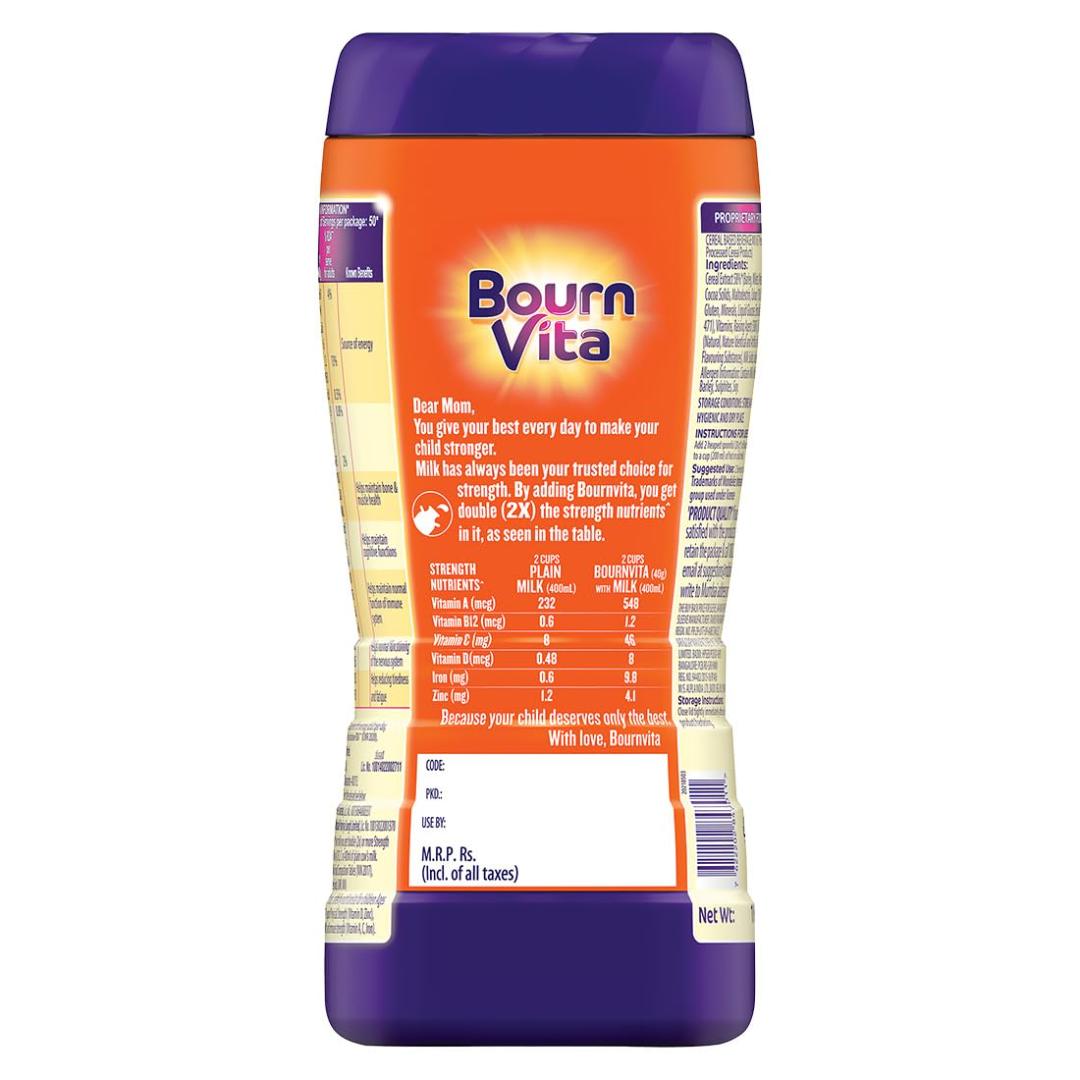 Bournvita Chocolate Drink Mix (Jar)