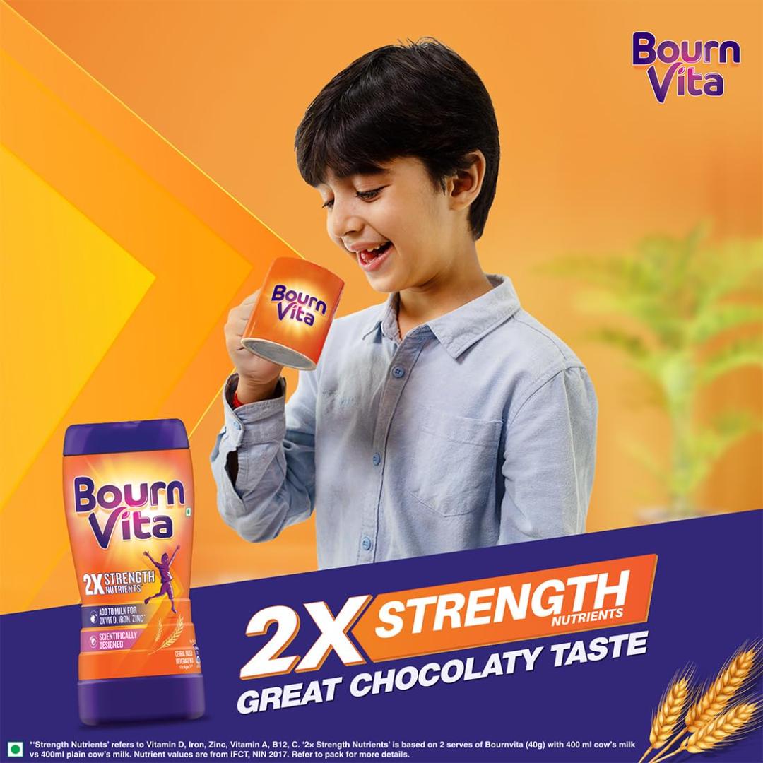 Bournvita Chocolate Drink Mix (Jar)