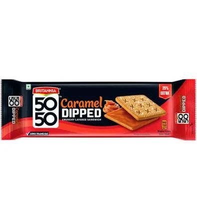 Britannia 5050 Cheeze Dipped Biscuit 150g