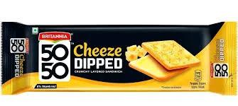 Britannia 5050 Cheeze Dipped Biscuit 150g