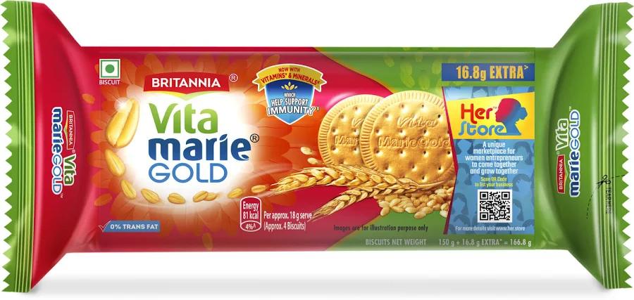 Britannia Marie Gold Vita Marie Biscuits 166.8g