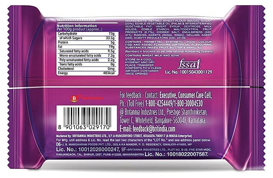 Britannia Treat Jim Jam Sandwich Crème Biscuits 150g