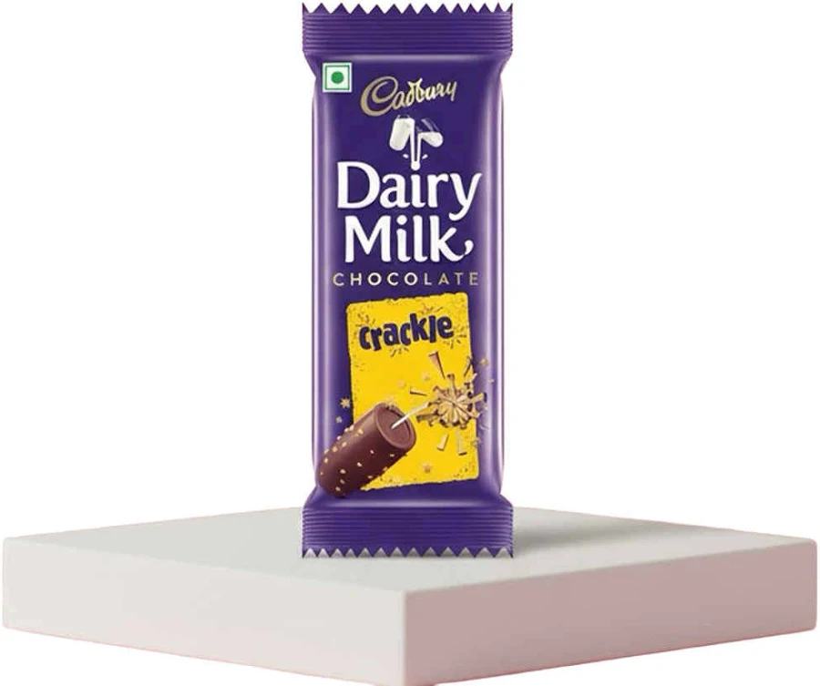 Cadbury Dairy Milk Crackle Chocolate Bar Cricket Pack 36g