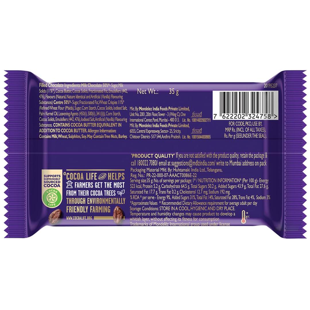 Cadbury Dairy Milk Crispello Milk Chocolate Bar 35g