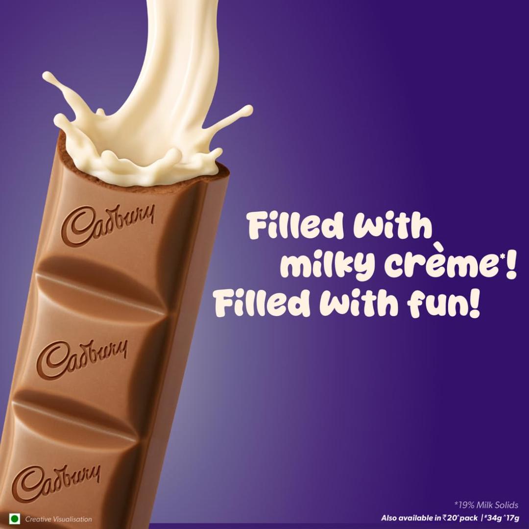 Cadbury Dairy Milk Milkinis Milk Chocolate Bar 34g