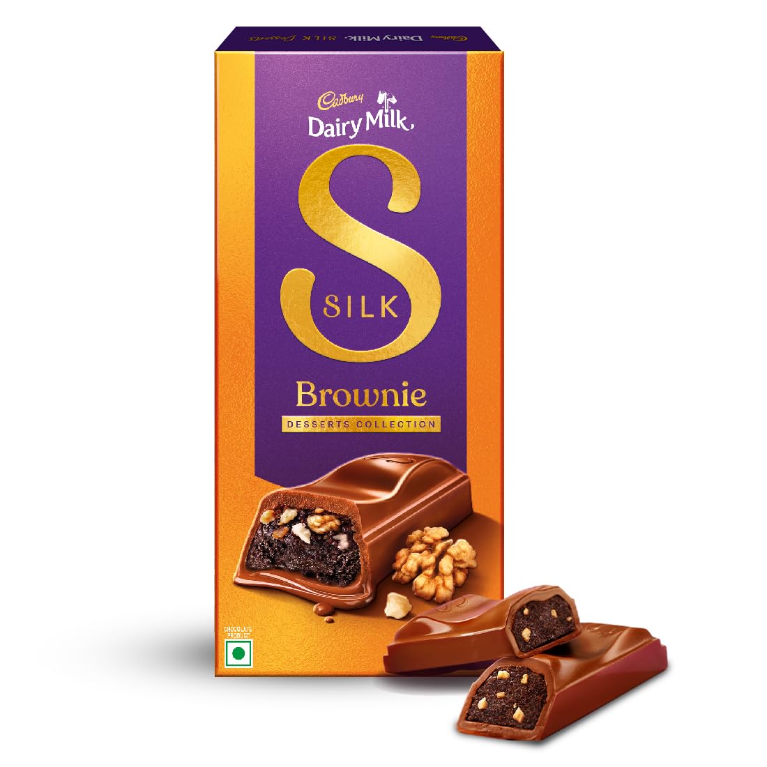 Cadbury Dairy Milk Silk Desserts Brownie Milk Chocolate Bar 70g