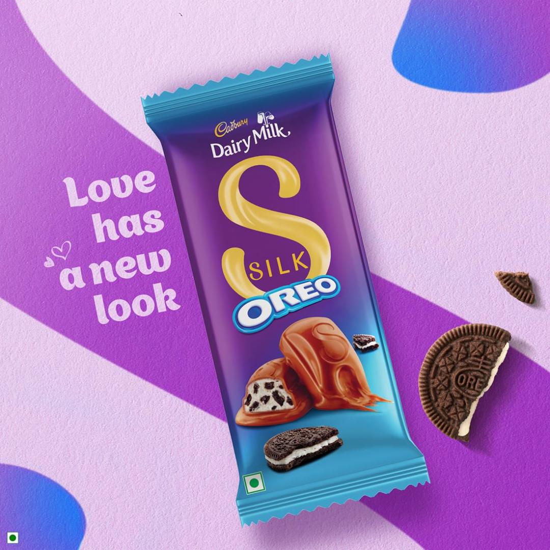 Cadbury Dairy Milk Silk Oreo Milk Chocolate Bar 58.5g