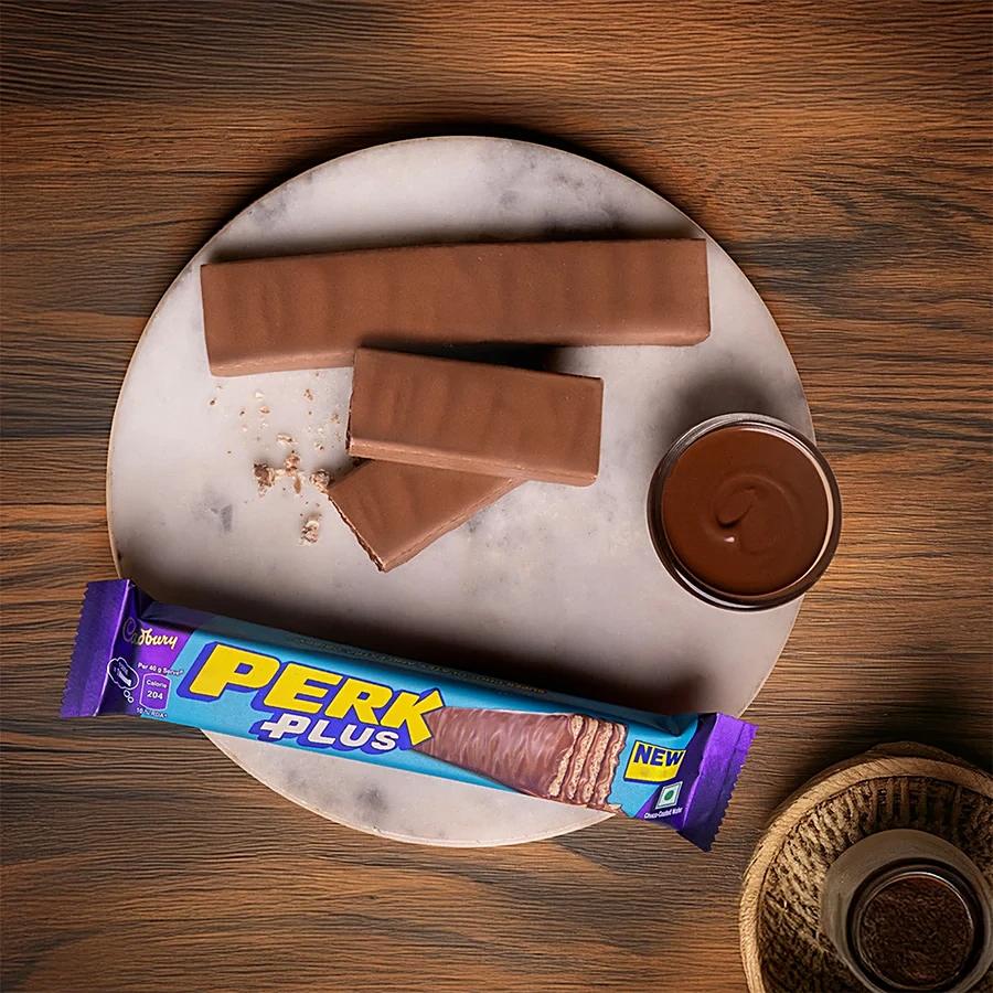 Cadbury Perk Plus Coated Wafer Chocolate Bar 40g