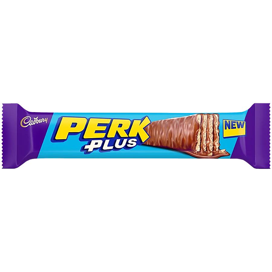 Cadbury Perk Plus Coated Wafer Chocolate Bar 40g