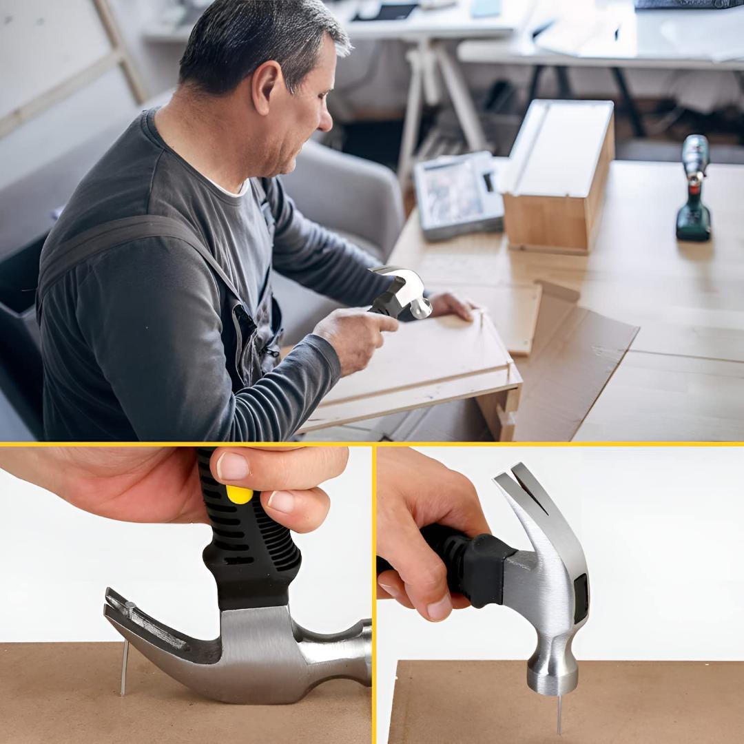 Carpenter Mini Claw Hammer with Fiberglass Handle