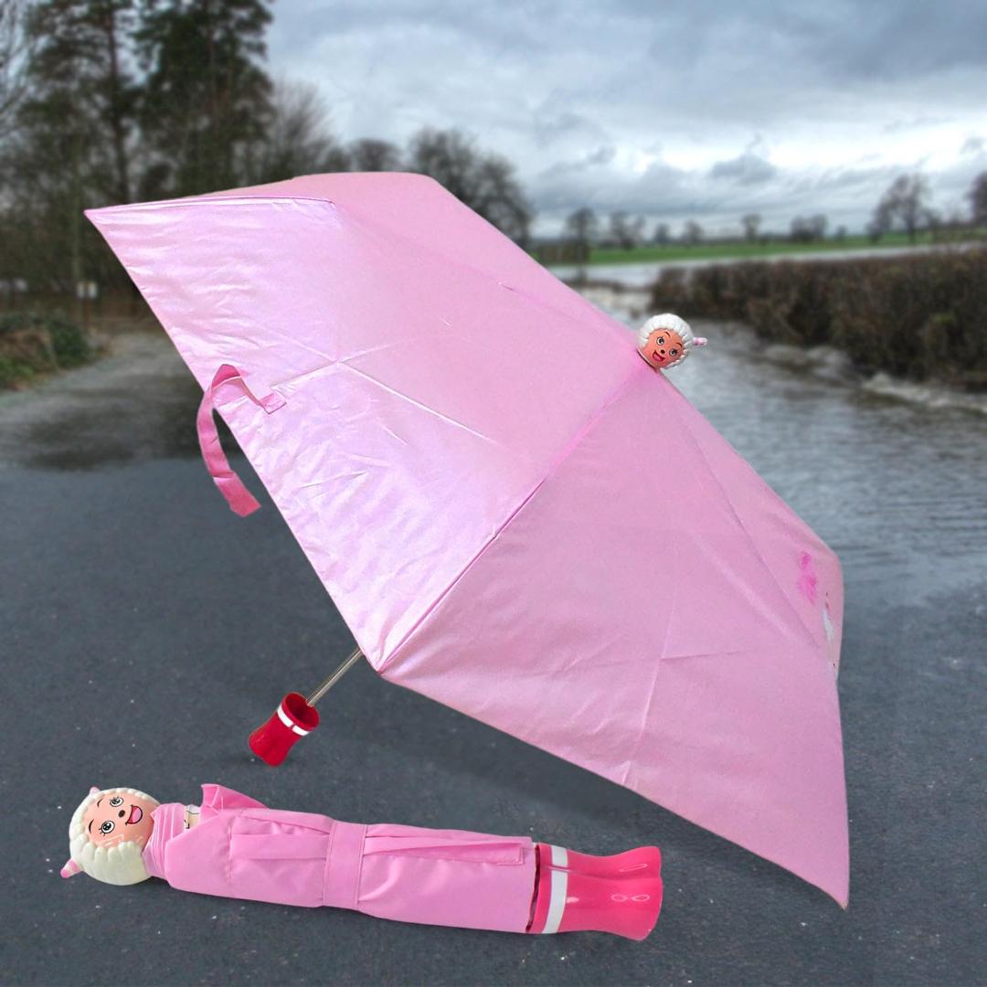 Cartoon Shape Foldable Umbrella for Sun & UV Protection
