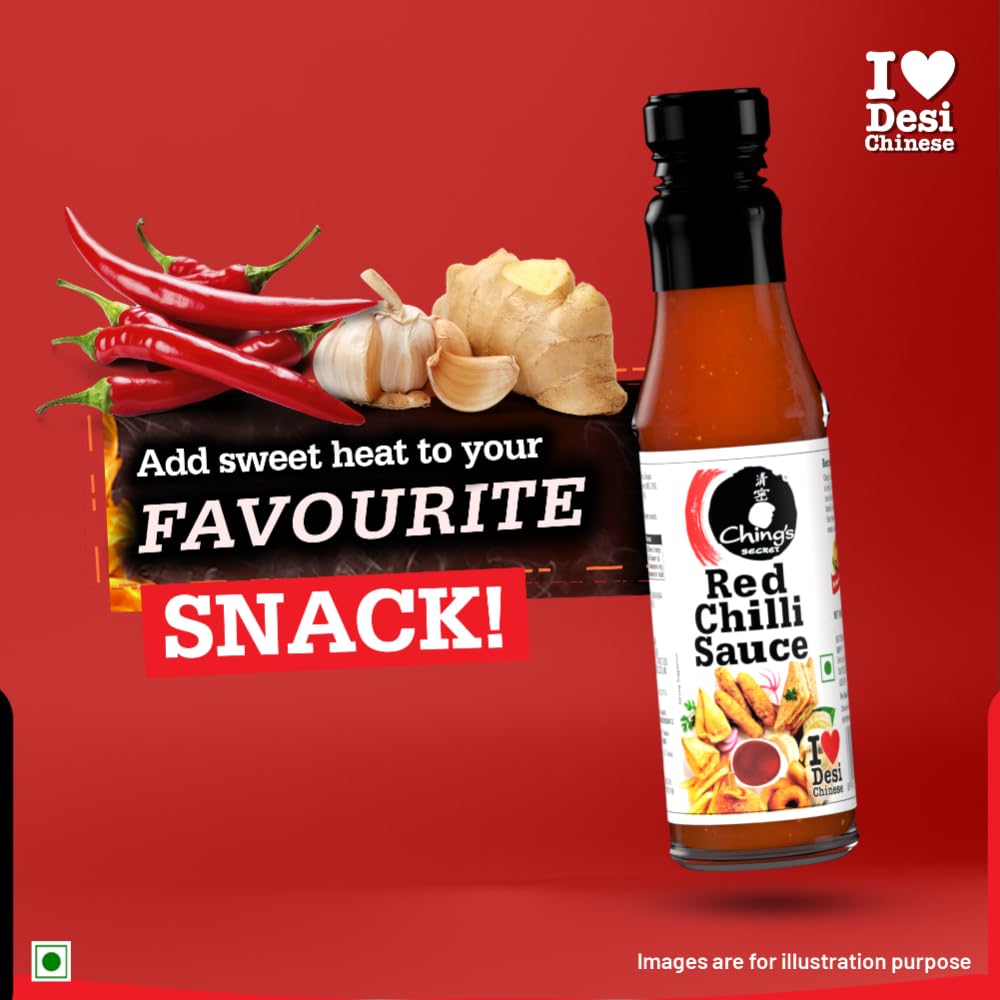 Ching's Secret Red Chilli Sauce, Bold, Fiery & Aromatic 200g