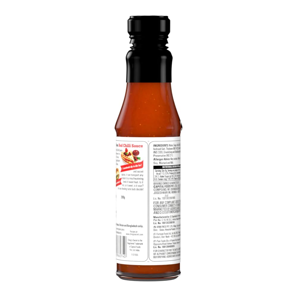 Ching's Secret Red Chilli Sauce, Bold, Fiery & Aromatic 200g