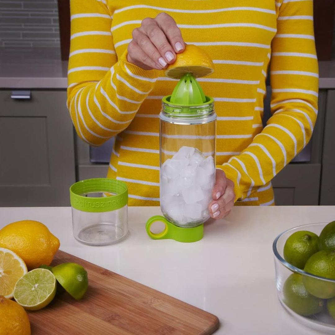 Citrus Juicer Sports Bottle - Instant Juice Infuser, BPA Free