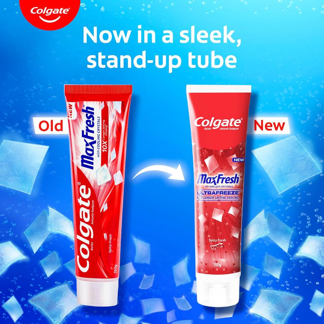 Colgate MaxFresh Gel Toothpaste (Spicy Fresh)