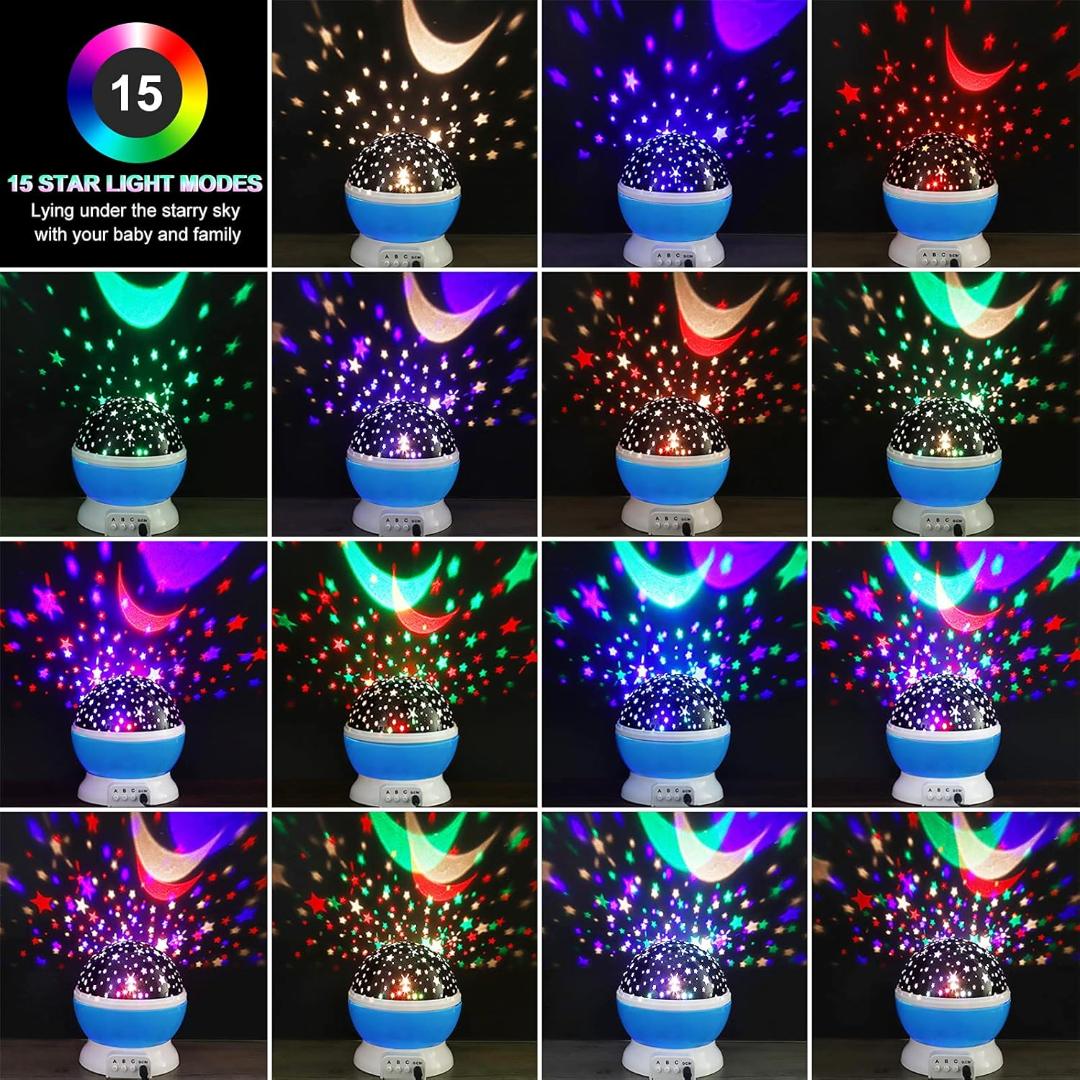 Colour Changing Good Night Star Master Rotating Projection Night Lamp