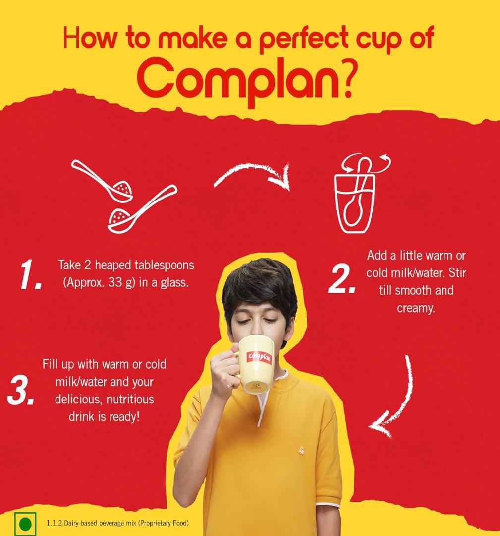 Complan Kesar Badam Kids Nutrition Drink Mix - Kesar Badam,500g