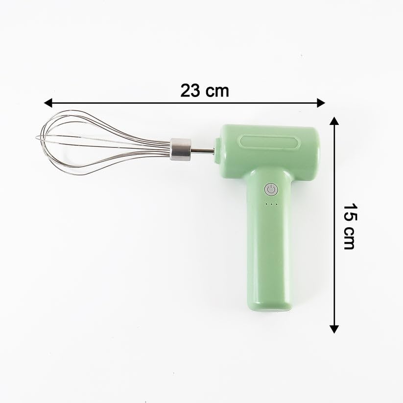 Cordless Electric Whisk & Egg Beater with Rechargeable Battery