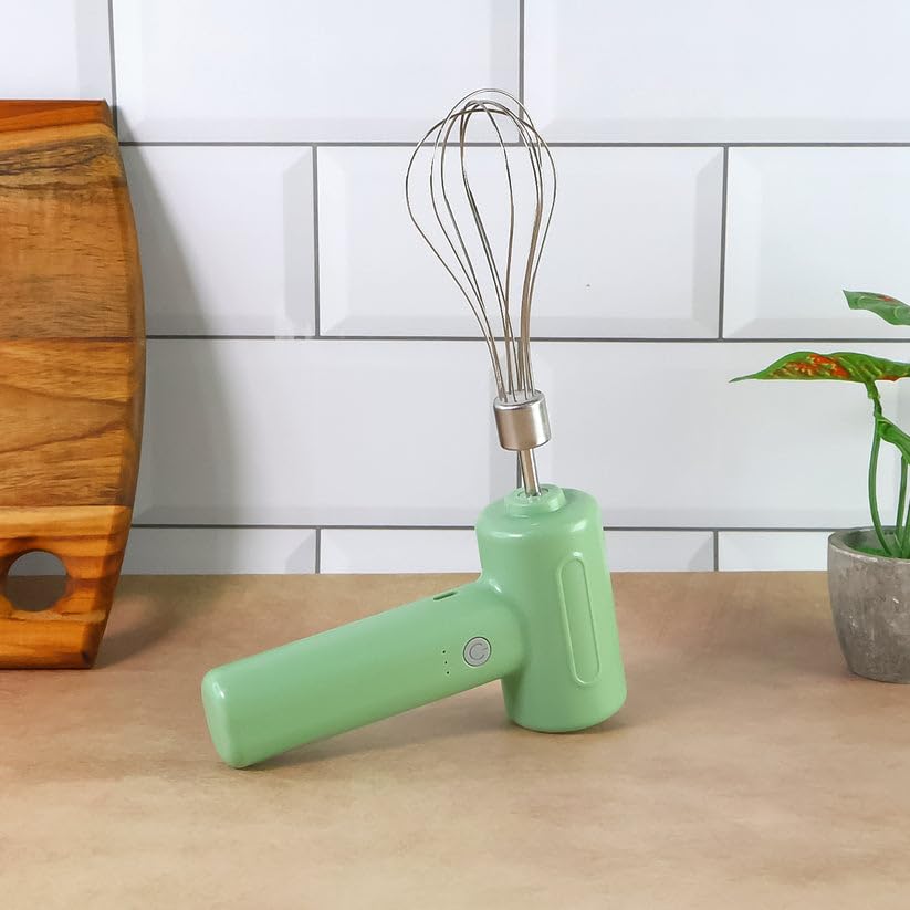 Cordless Electric Whisk & Egg Beater with Rechargeable Battery