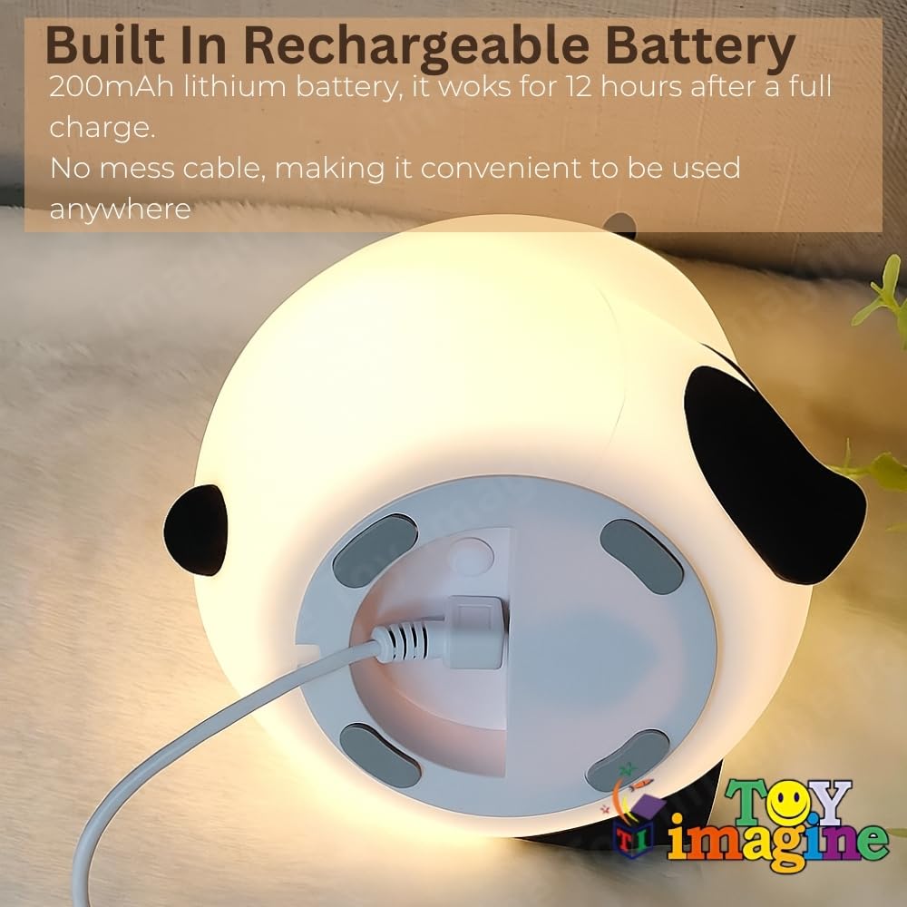 Cute Panda LED Night Lamp with Touch Control for Kids Bedroom & Gifting