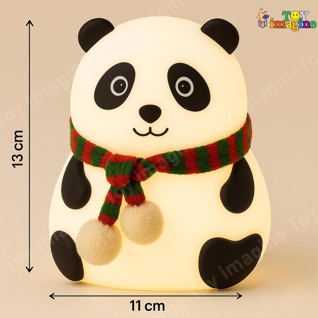 Cute Panda LED Night Lamp with Touch Control for Kids Bedroom & Gifting