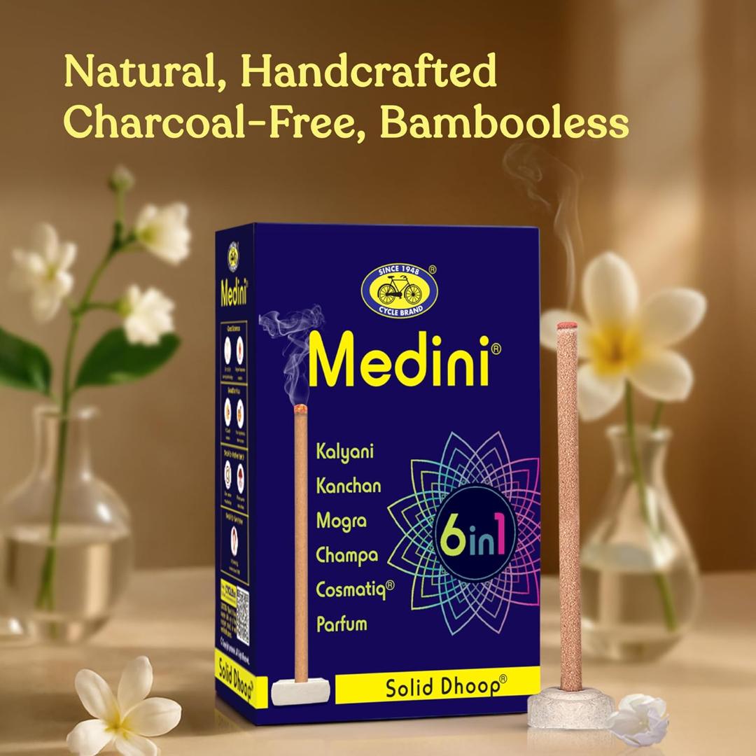Cycle Medini 6-in-1 Solid Dhoop Sticks