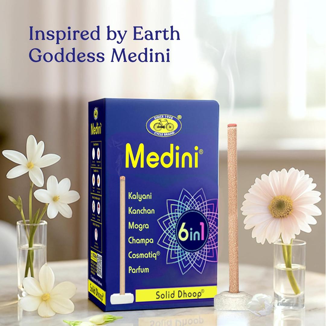 Cycle Medini 6-in-1 Solid Dhoop Sticks