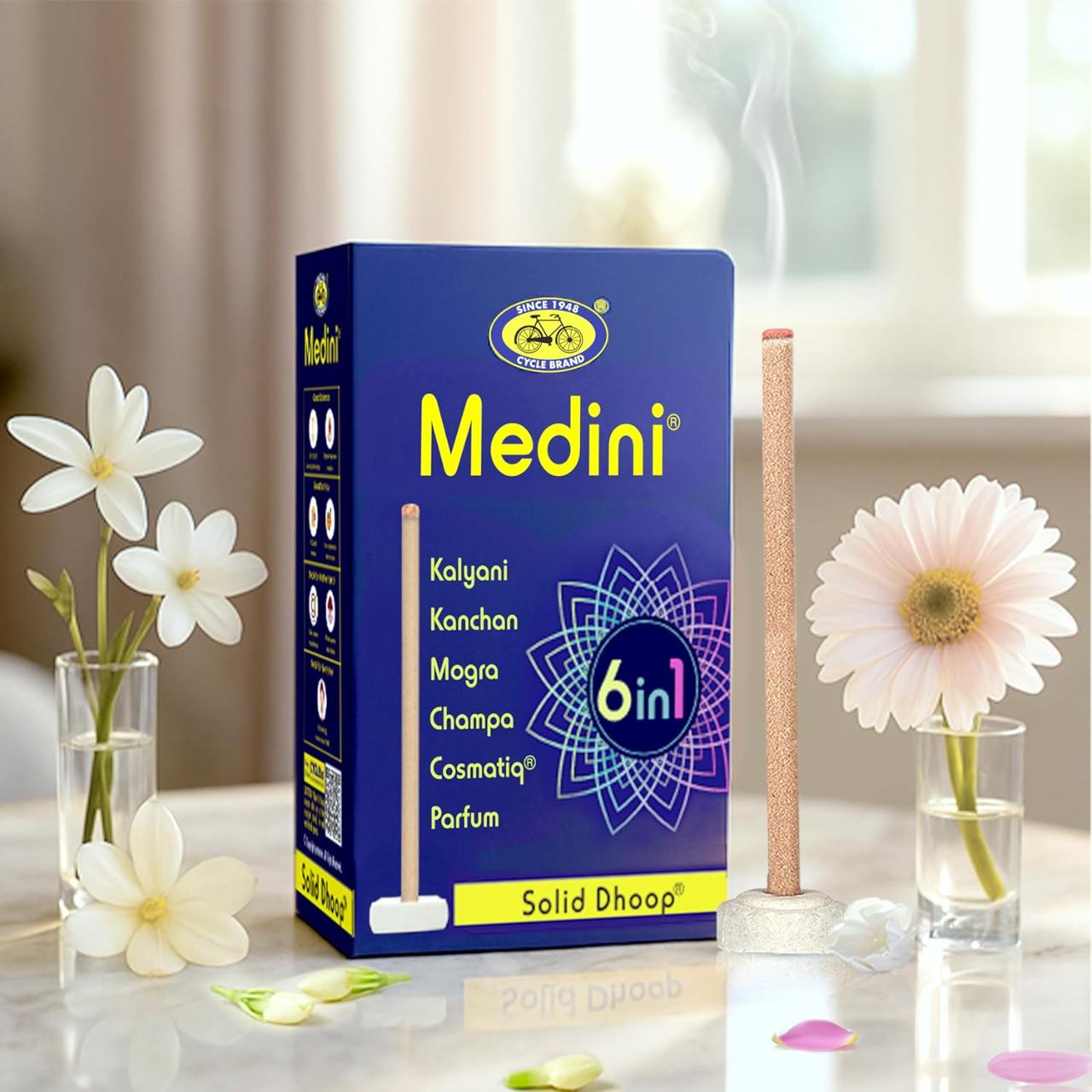 Cycle Medini 6-in-1 Solid Dhoop Sticks