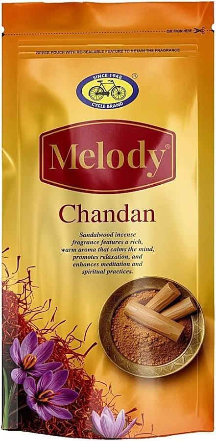 Cycle Melody Chandan Agarbatti: 125 g